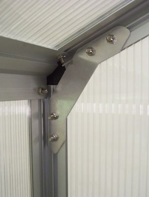 Μεσαίου μεγέθους αλουμίνιο θερμοκηπίου επεξεργασμένο με θερμότητα επεξεργασμένο υπό πίεση