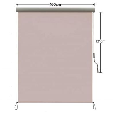 1.6m*2.5m Πολυεστέρα υλικό ιστιοφόρο ανασυρόμενο Αδιάβροχο ηλιακή σκιά πτώση κατακόρυφη οροφή