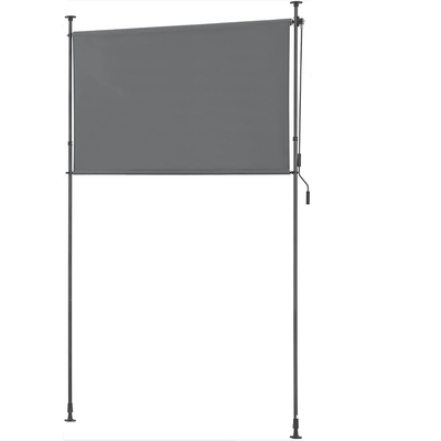 Εξωτερικό 120 x 270 cm Πλοίο από πολυεστέρα Εκτεταζόμενη αδιαφανής κάθετη οροφή με χειροκίνητη κλικ