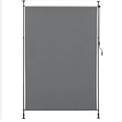 Εξωτερικό 120 x 270 cm Πλοίο από πολυεστέρα Εκτεταζόμενη αδιαφανής κάθετη οροφή με χειροκίνητη κλικ