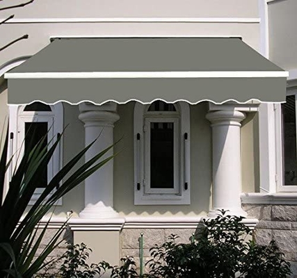 Πυροσκεπασμένο πλαίσιο αλουμινίου εξωτερική συρρικνώσιμη οροφή 250*200 cm χειροκίνητες ηλιακές οροφές