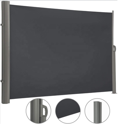 160x300cm Κήπος Sun Shade Canopy Ανασυρόμενες οροφές για χειροκίνητη λειτουργία Πάρτιο πλευρά