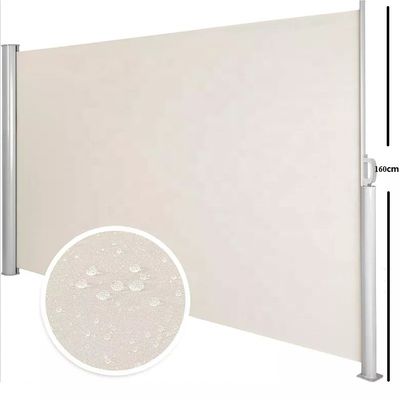 Επεκτάσιμη πλευρική οροφή για βεράντα και κήπο Προστασία της ιδιωτικής ζωής 100% πολυεστέρα