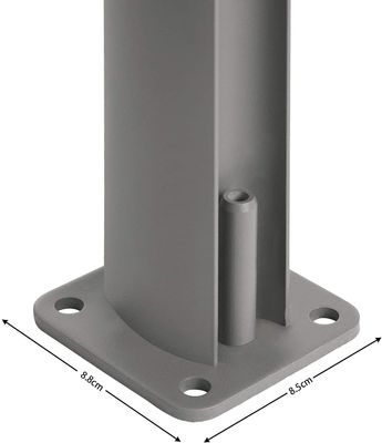 Επεκτάσιμη πλευρική οροφή για βεράντα και κήπο Προστασία της ιδιωτικής ζωής 100% πολυεστέρα